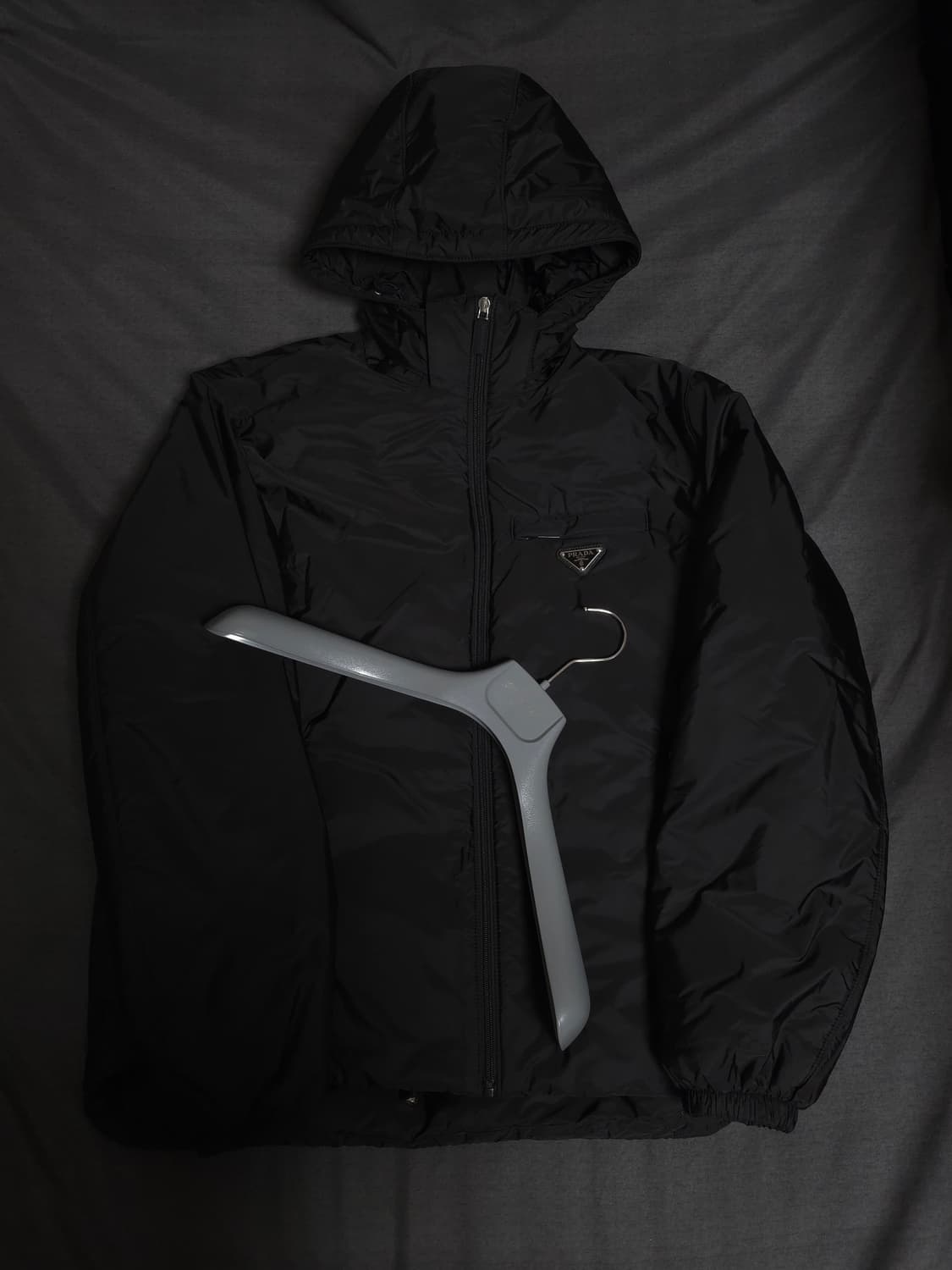 [54] 프라다 리나일론 패딩 자켓 블랙(SGN955) 상품이미지2