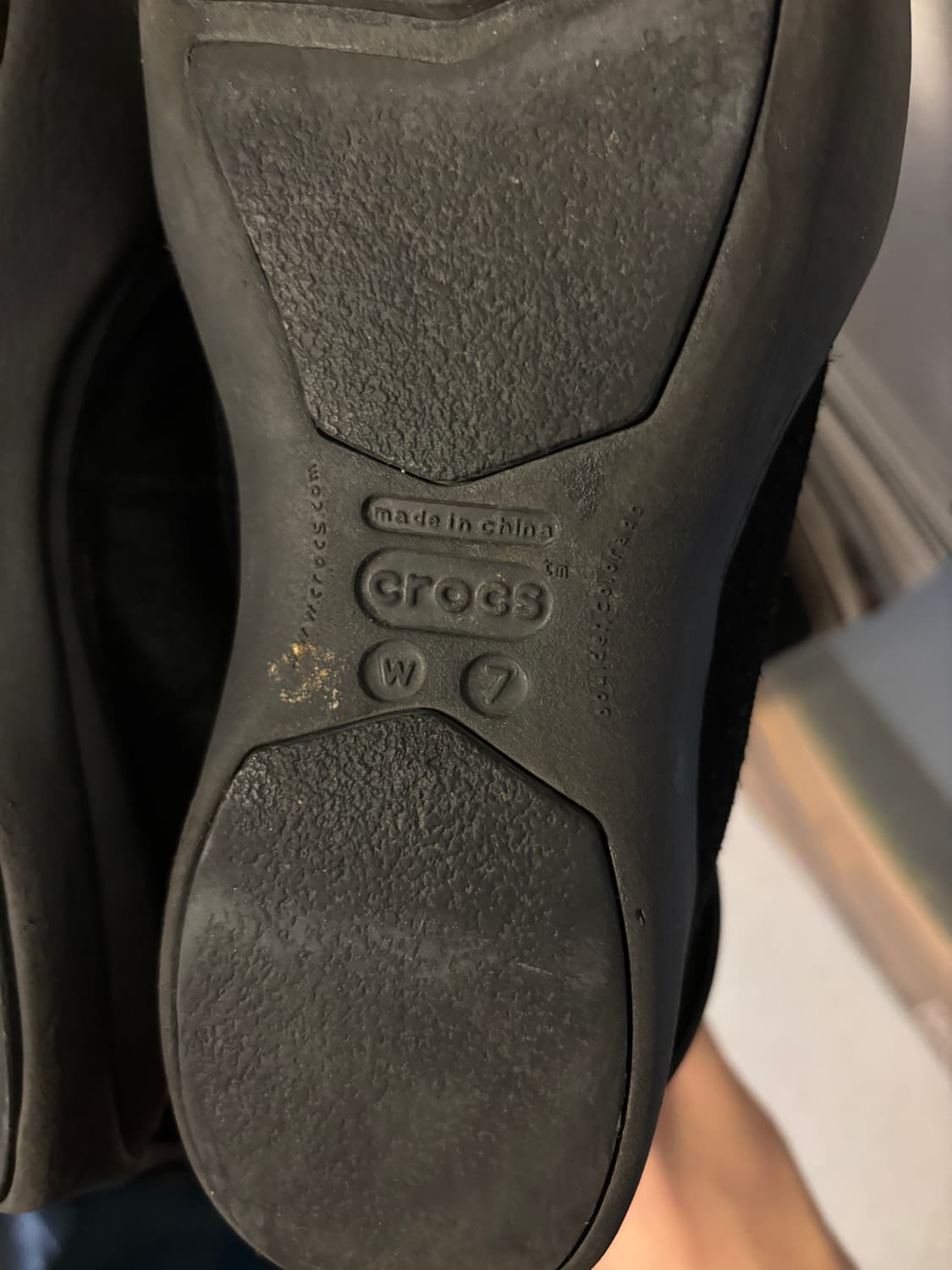 크록스 스웨이드 플랫슈즈 상품이미지5