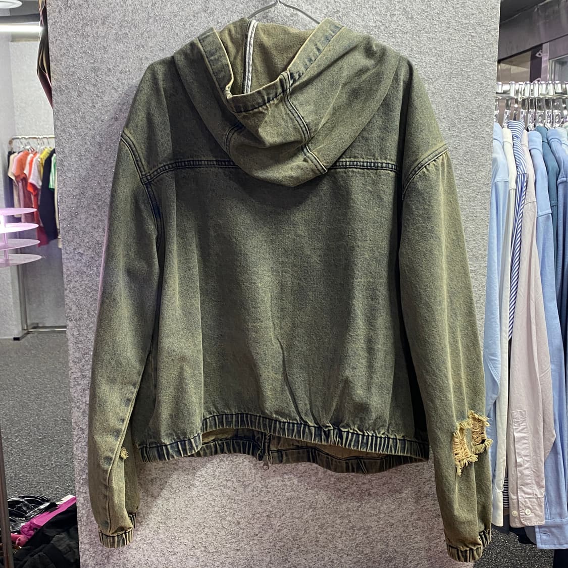 밀리언 디트로이트 투웨이 데님자켓 B3331 상품이미지4