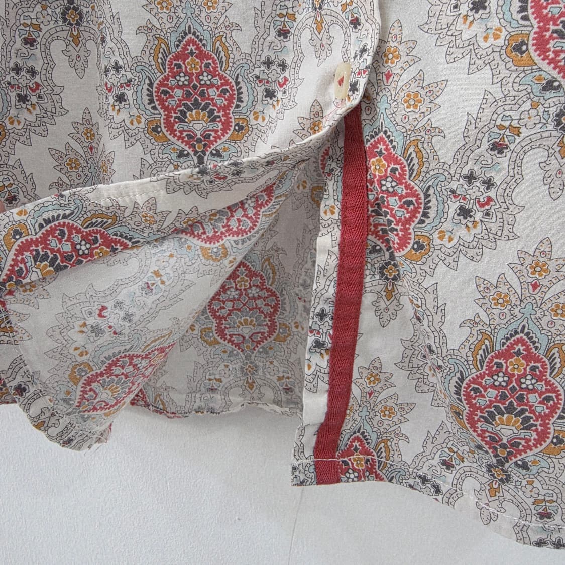 에스닉 페이즐리 패턴 코튼 셔츠 상품이미지6