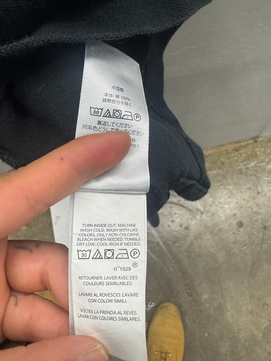 폴로 랄프로렌 블랙 커스텀 슬림핏 카라티 L 상품이미지5