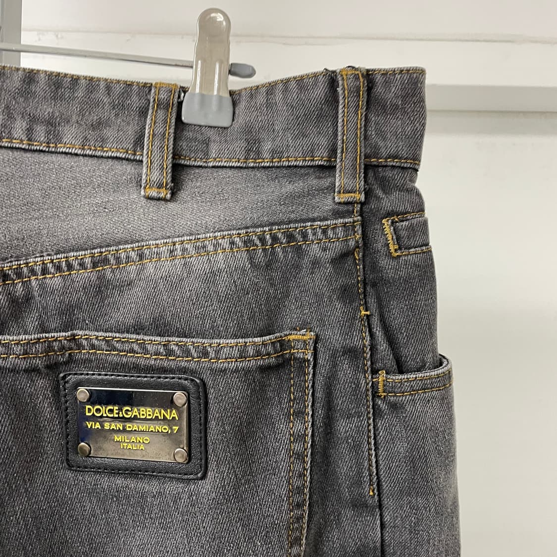 돌체앤가바나 흑청 데님 팬츠 48 상품이미지4