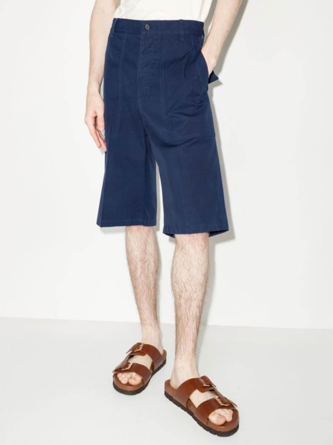 3) 비즈빔 visvim 알다 쇼츠 네이비 상품이미지6