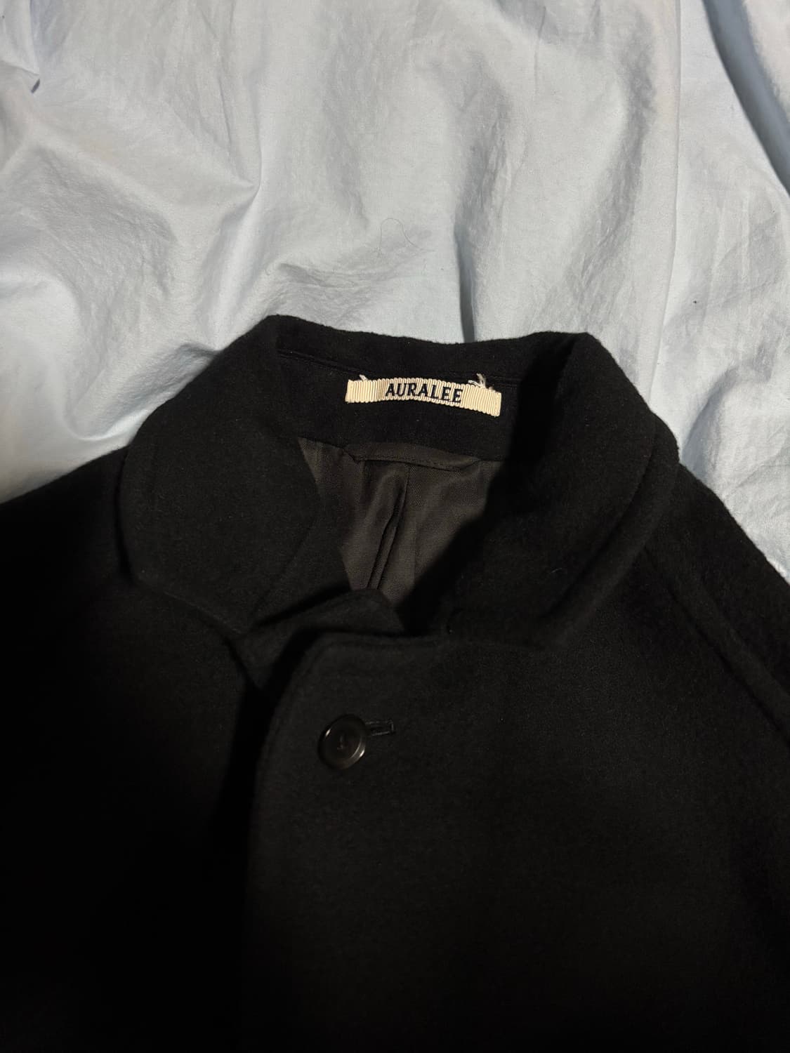 오라리 블랙 울 캐시미어 코트 4사이즈 상품이미지5