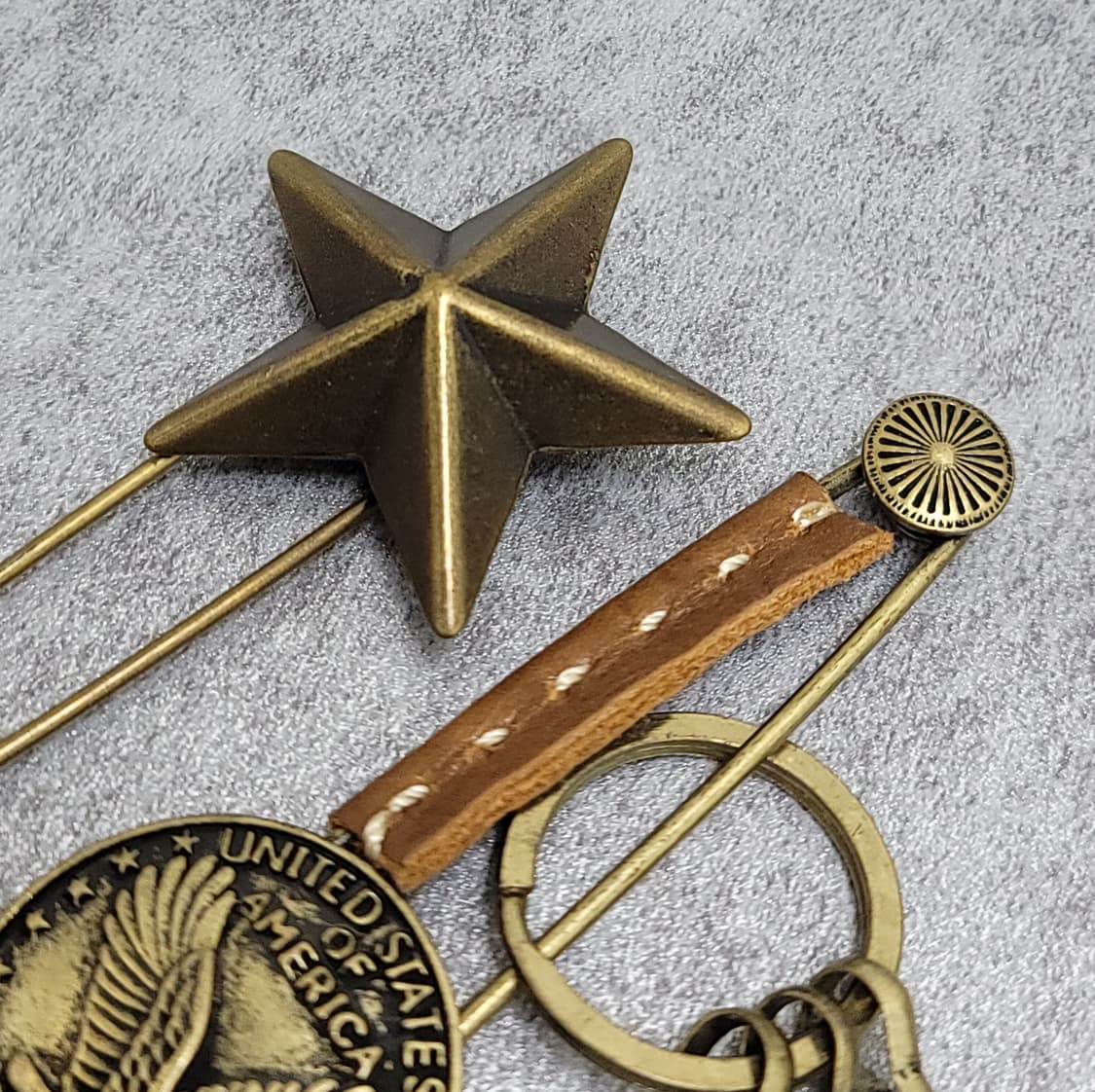 빈티지브로치 키링 세트 상품이미지4