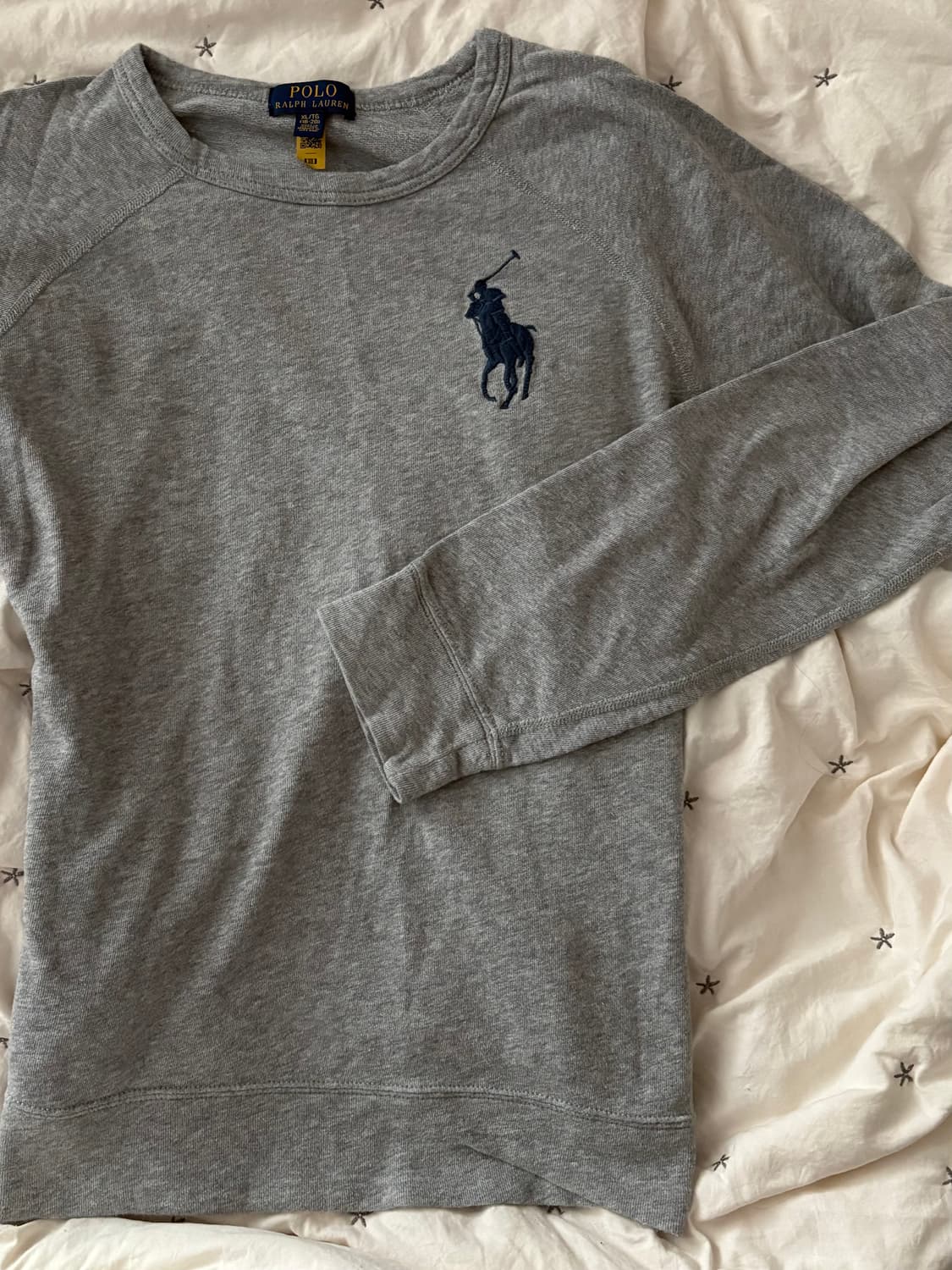 폴로랄프로렌 빅포니 폴로 그레이 슬리브 상품이미지1