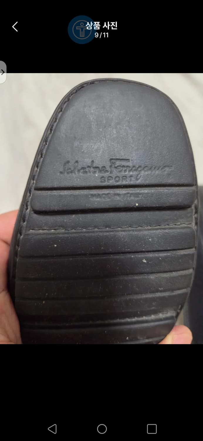 (정품)페레가모 간치니 가죽 로퍼 5D 225 프라다로퍼 미우미우로퍼 상품이미지6