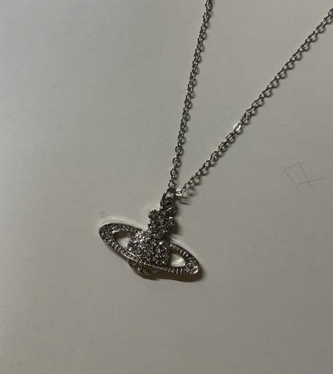 급처 비비안웨스트우드 목걸이 실버 상품이미지2