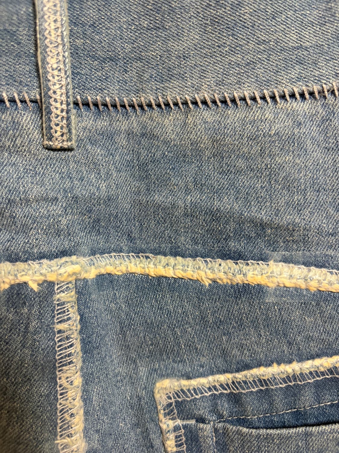 taped stitching denim 상품이미지3