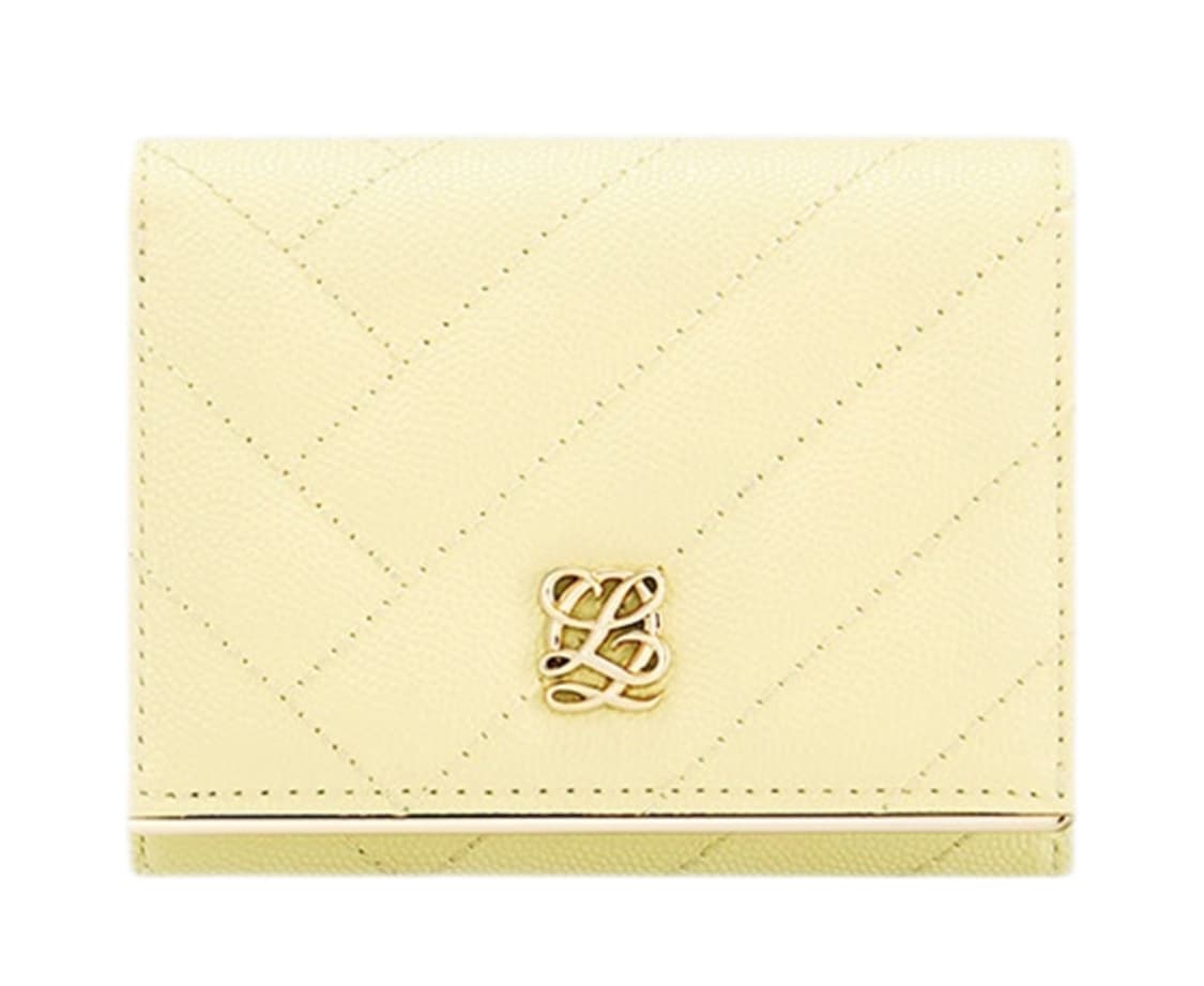 루이까또즈 퀼팅 지갑 옐로우 상품이미지2