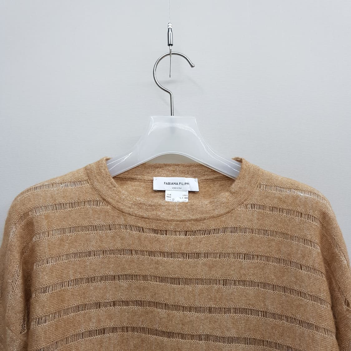파비아나 필리피 알파카 코튼 시스루 스트라이프 니트 XS사이즈 상품이미지4