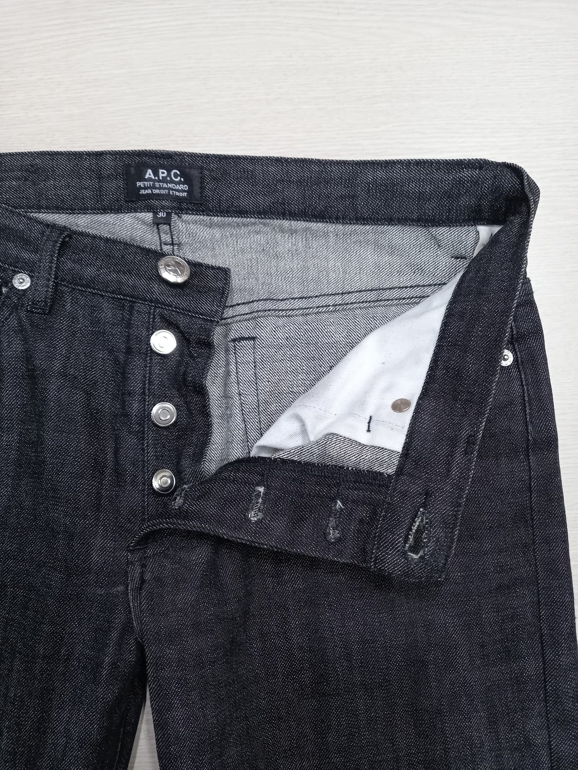 29 A.P.C Macau 슬림일자진 블랙 29-524 상품이미지6