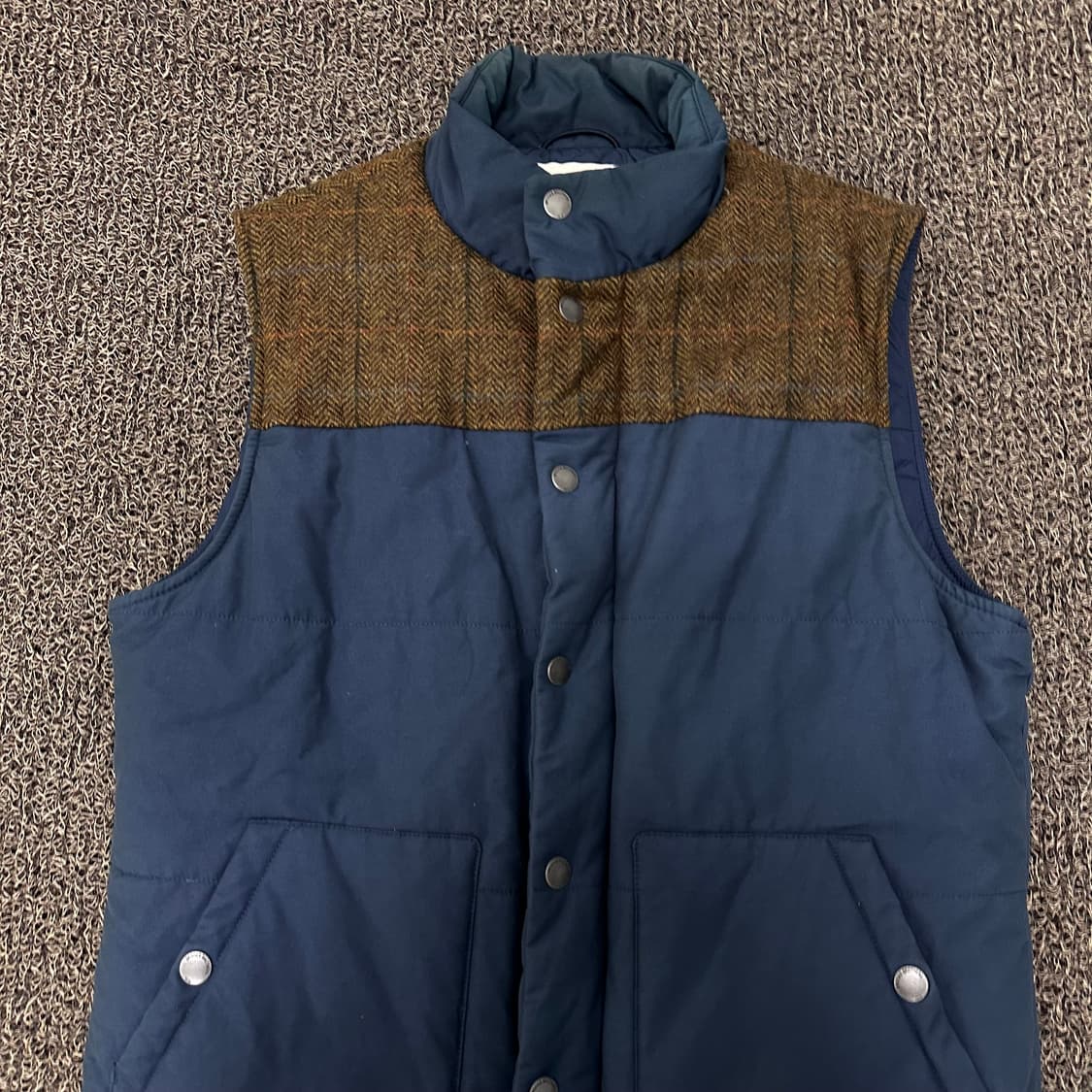 브룩스브라더스 헤링본 패딩 조끼 네이비 M 상품이미지2
