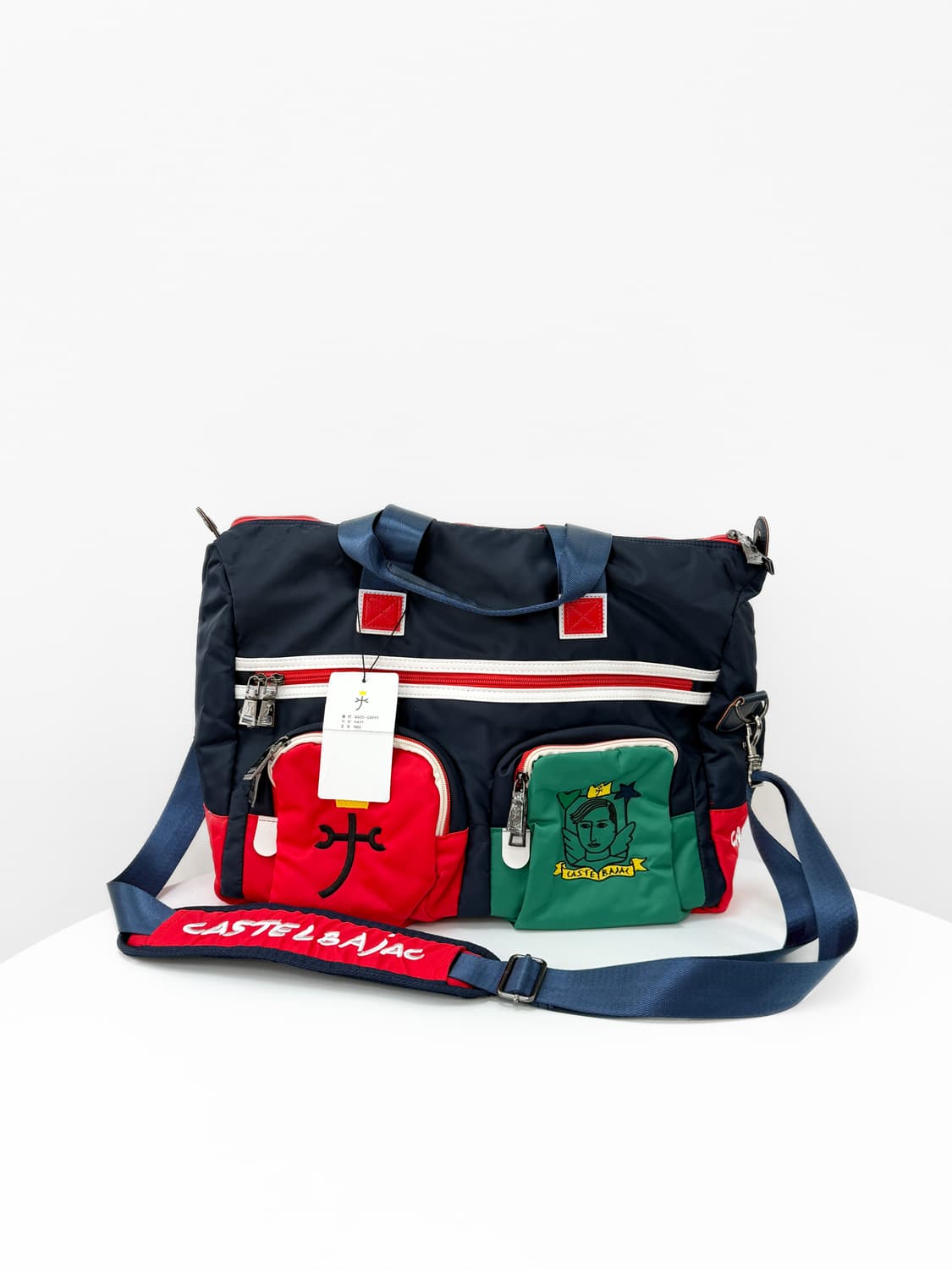 까스텔바작 트리컬러 아트워크 보스턴백 상품이미지1
