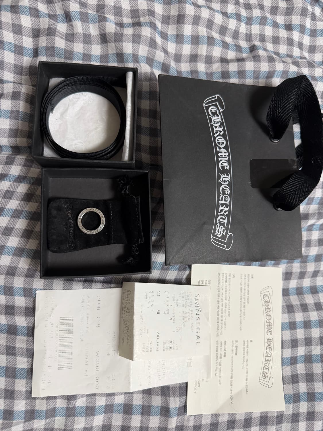 크롬하츠 퍽유링 3mm us6호 상품이미지2