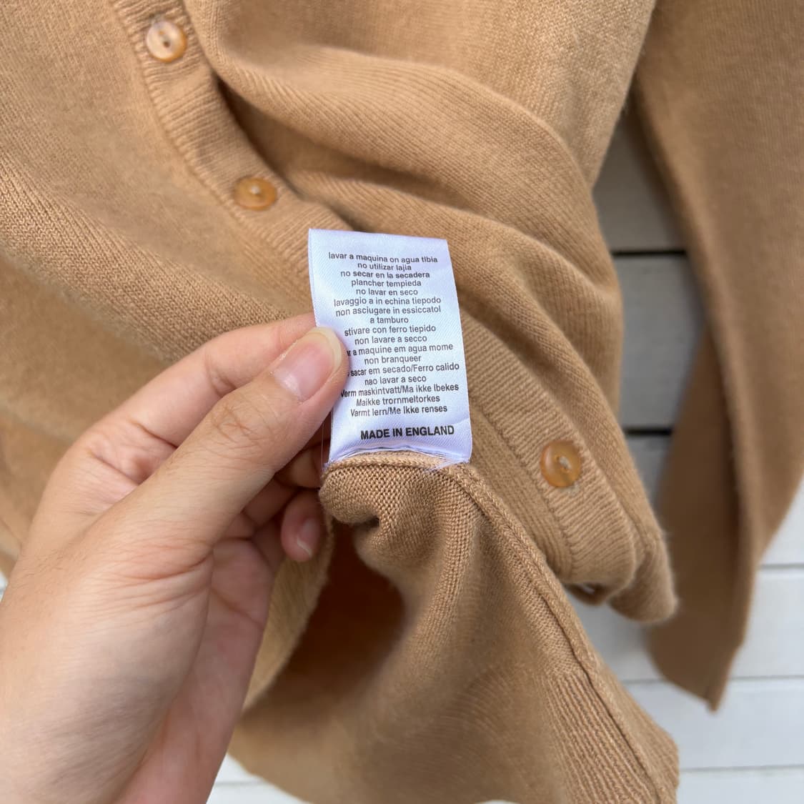 Burberry 90s 버버리 니트 가디건 상품이미지5