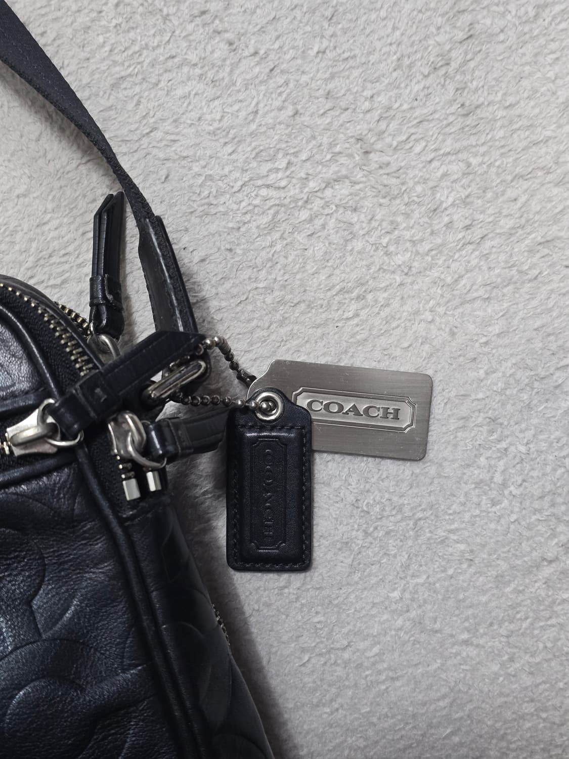 코치 COACH 옵아트 소가죽 메신저백 숄더백 크로스백 상품이미지4