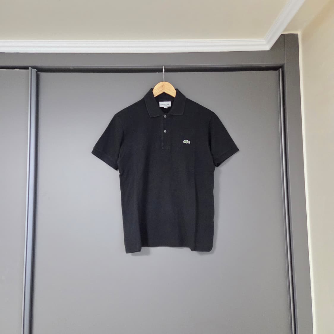 [3] 라코스테 L1212 블랙 폴로셔츠 카라티 / pk 피케 상품이미지1