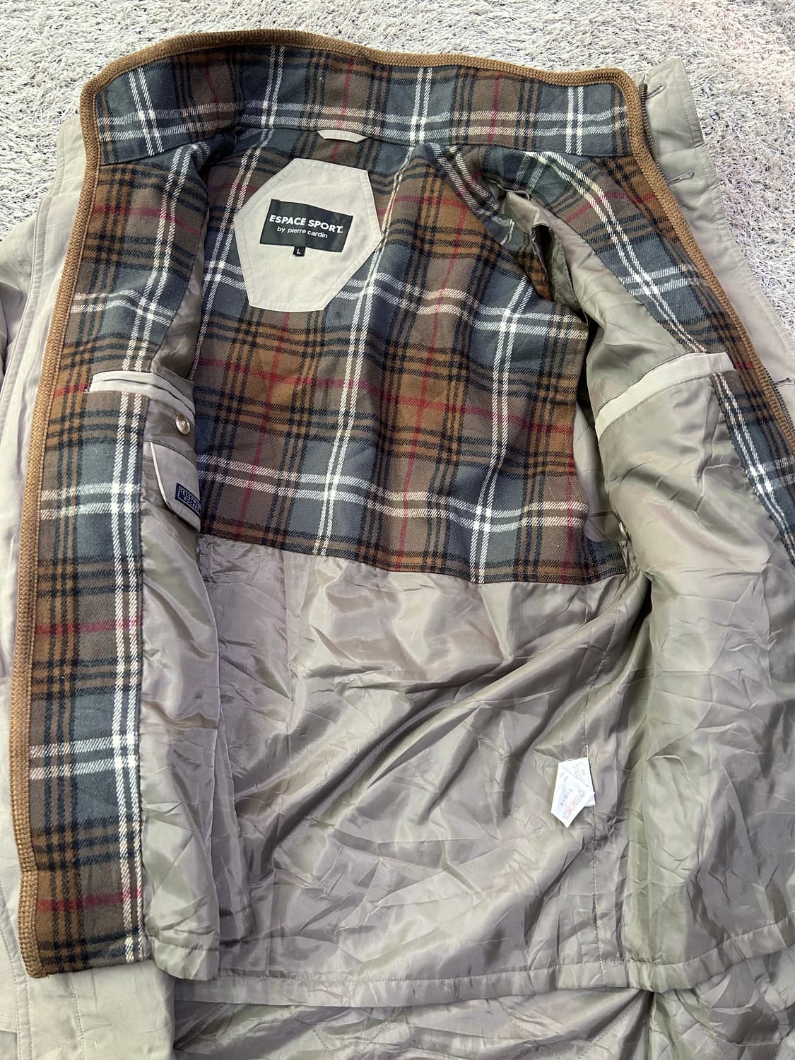 일본판 피에르가르뎅 내피 헌팅자켓 사이즈 105 상품이미지4