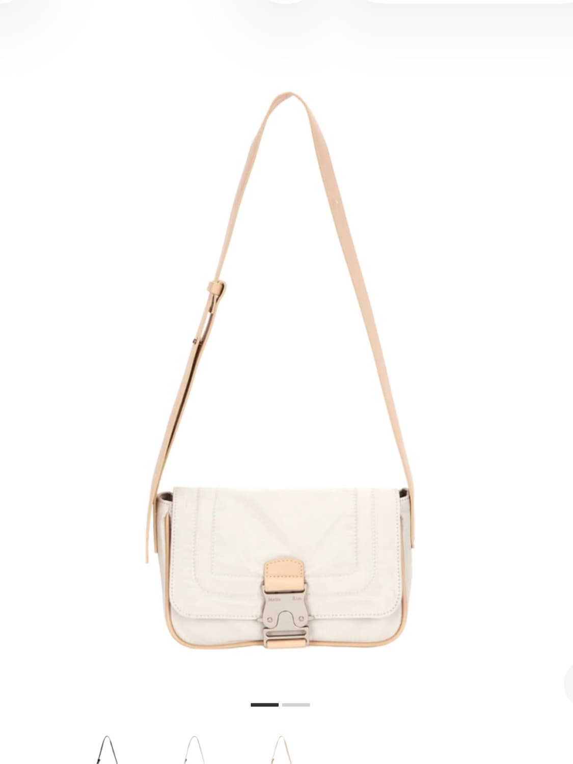 마뗑킴 미니 버클백 화이트 상품이미지1