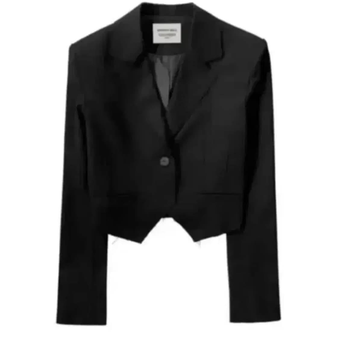 (실사첨부) 보헤미안서울 22fw 컷팅 스펜서 자켓 크롭 상품이미지1