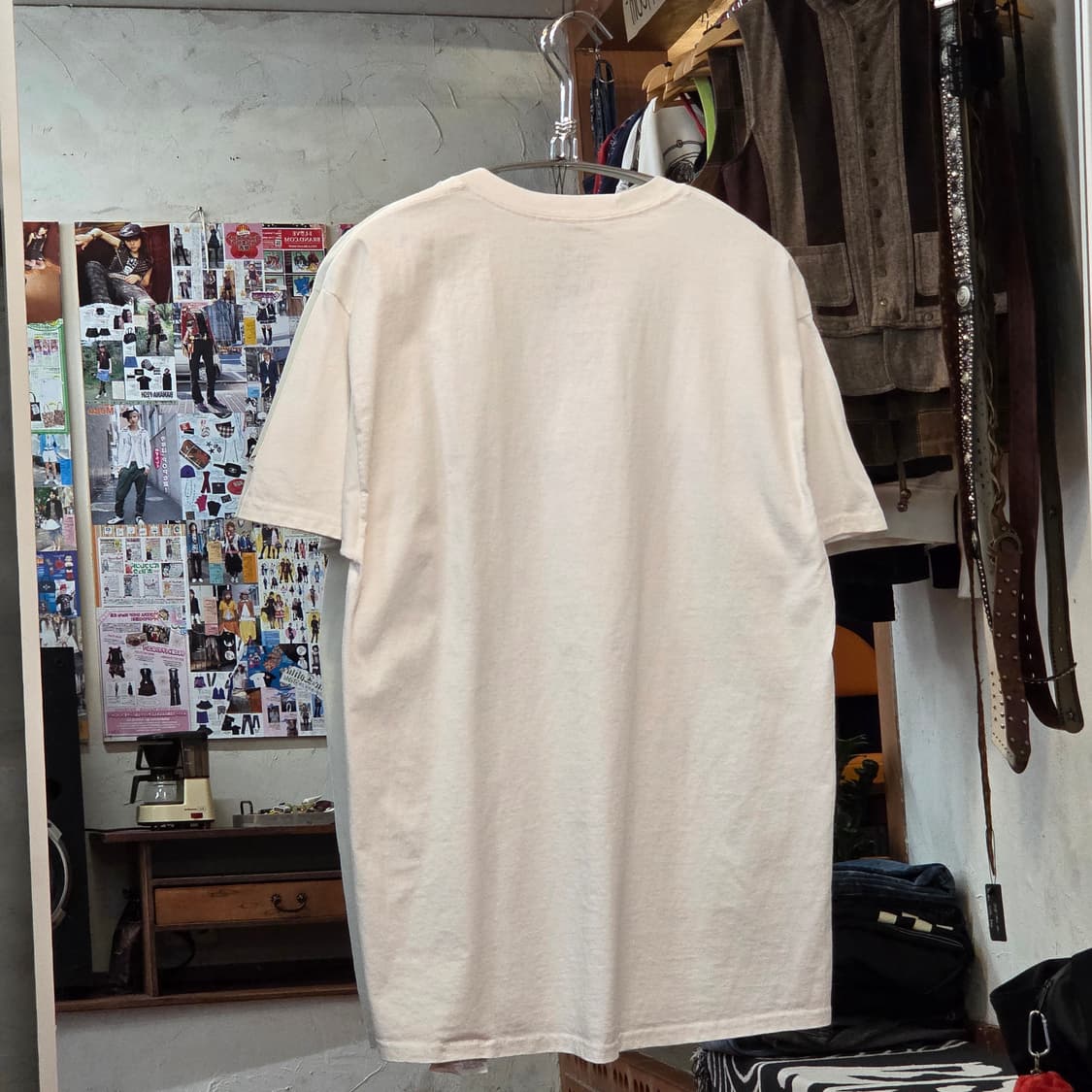 챔피온 로고 프린팅 화이트 반팔 상품이미지5