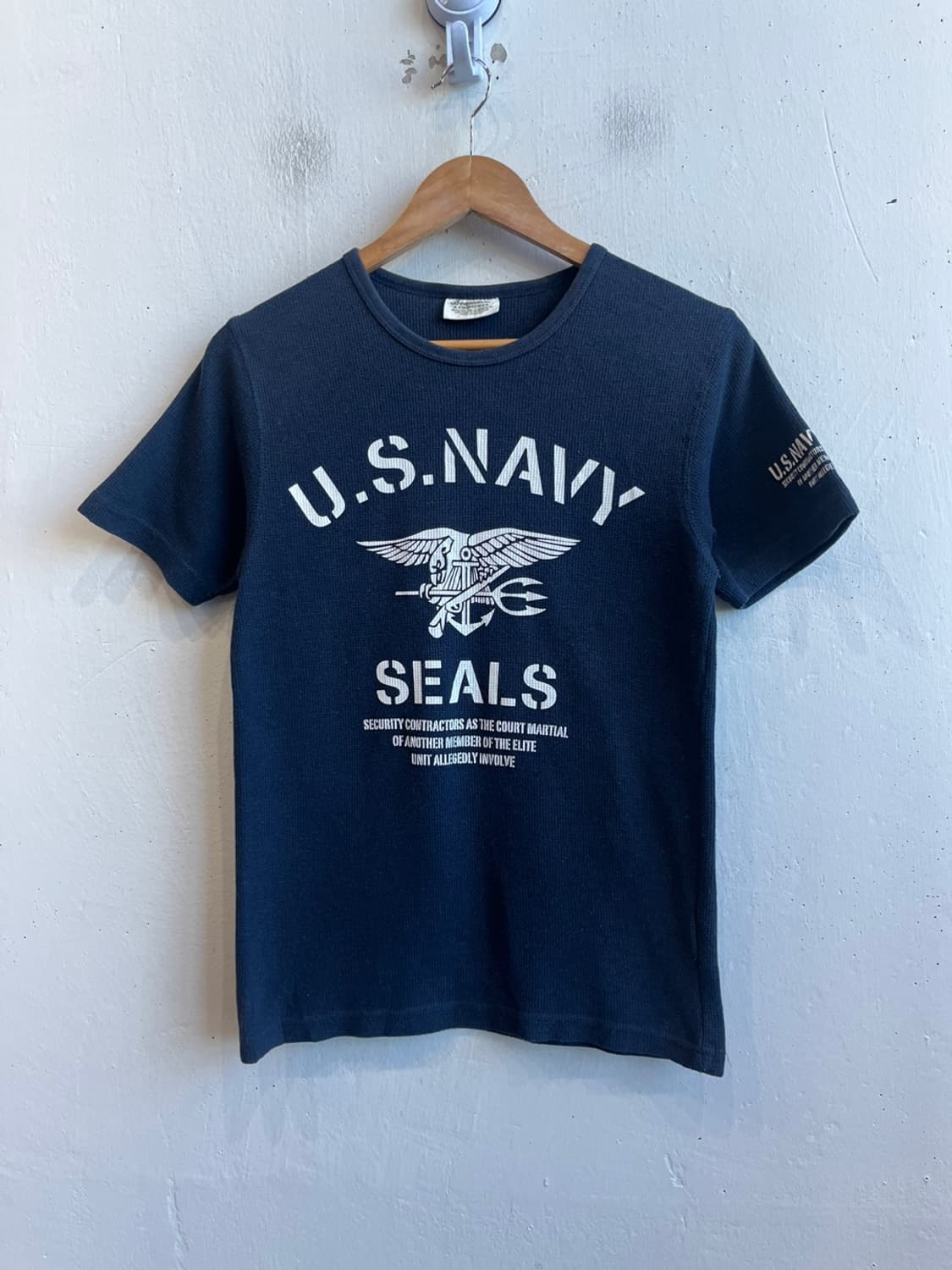 beaumere JPN US 네이비씰 와플 반팔 티셔츠  상품이미지1