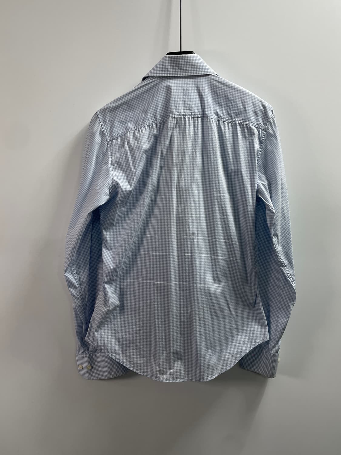 비비안 웨스트우드 맨 깅엄체크 셔츠 (on.738) 상품이미지3