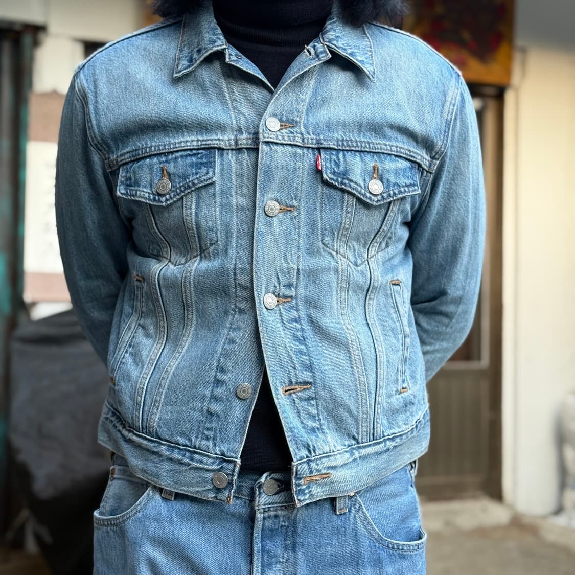 리바이스 프리미엄 29944 타입 3세대 데님 트러커 자켓 M 상품이미지7