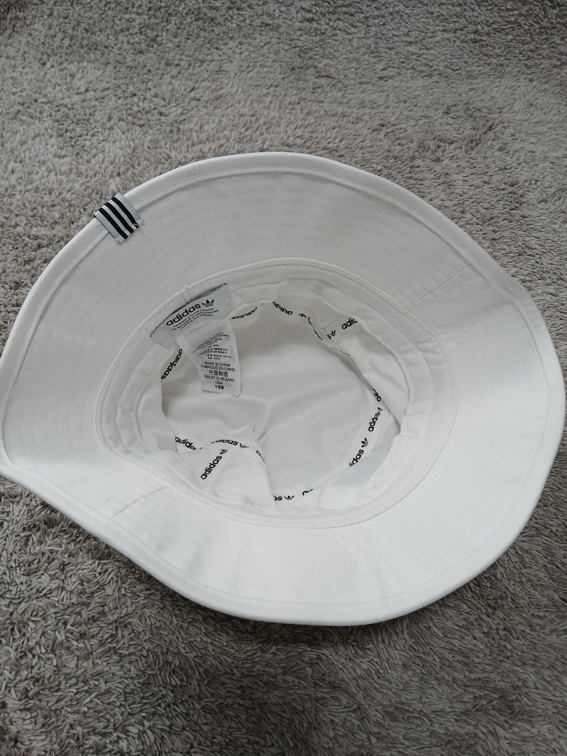 아디다스 화이트 버킷햇 OSFM 새제품 상품이미지6