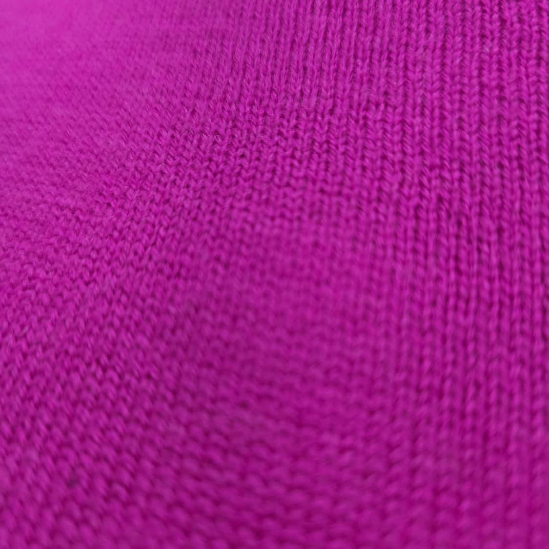 울 핫핑크 플라워 사선 자수 7부 니트 상품이미지10