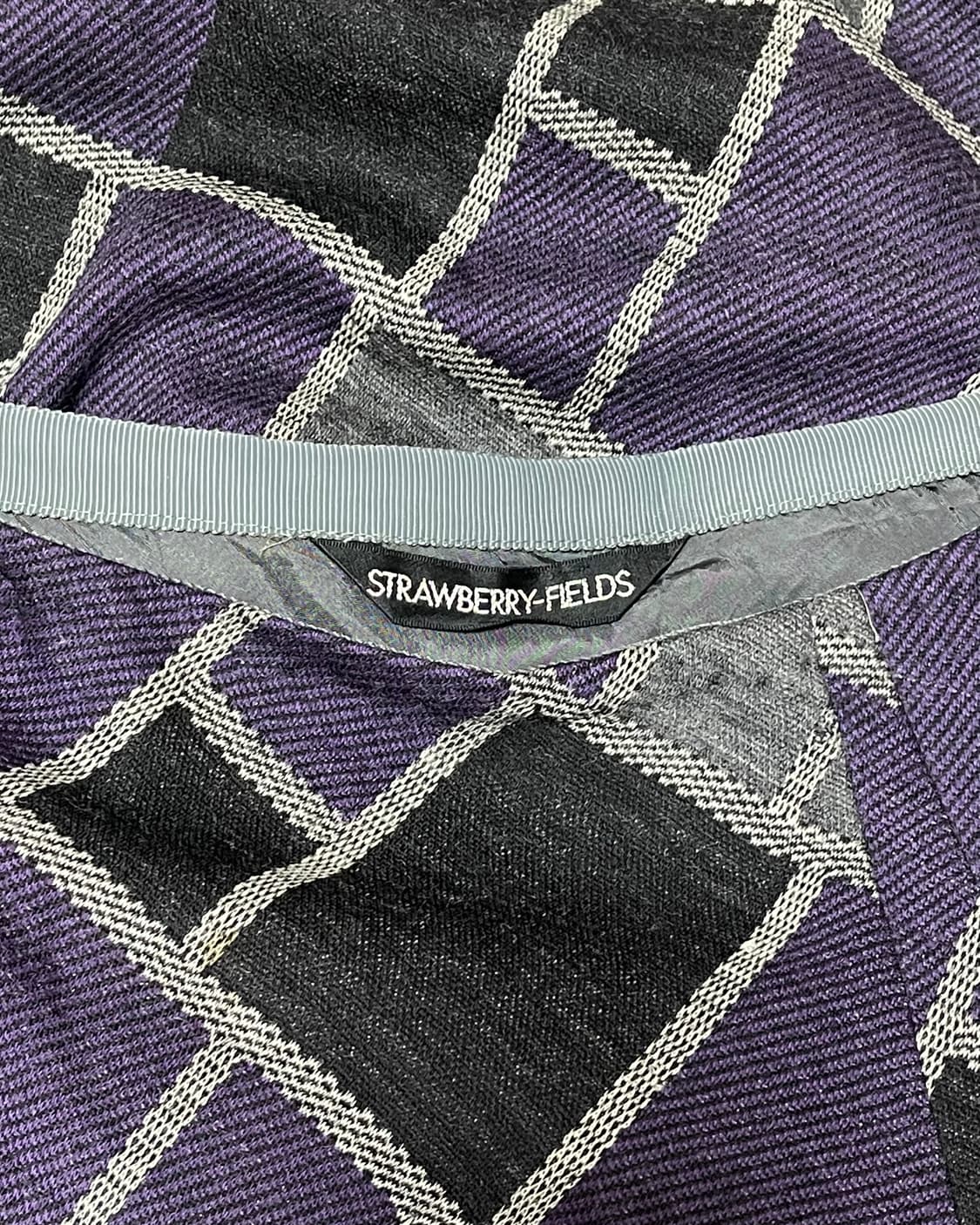 STRAWBERRY-FIELDS Geometric A-line Wool 상품이미지5