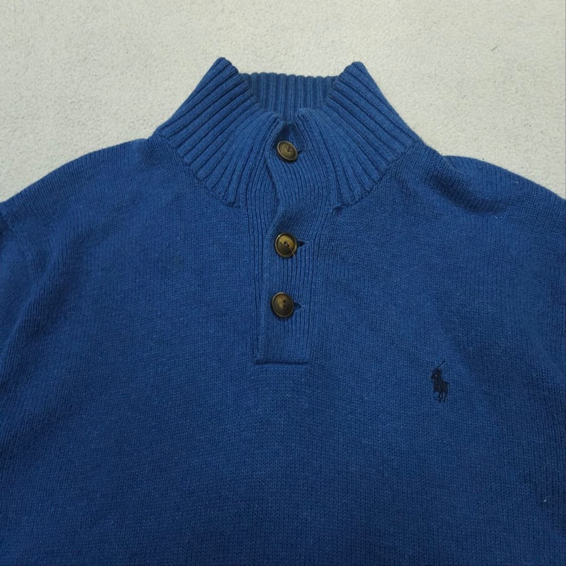 폴로 랄프 로렌 하프 버튼 니트 M 상품이미지4