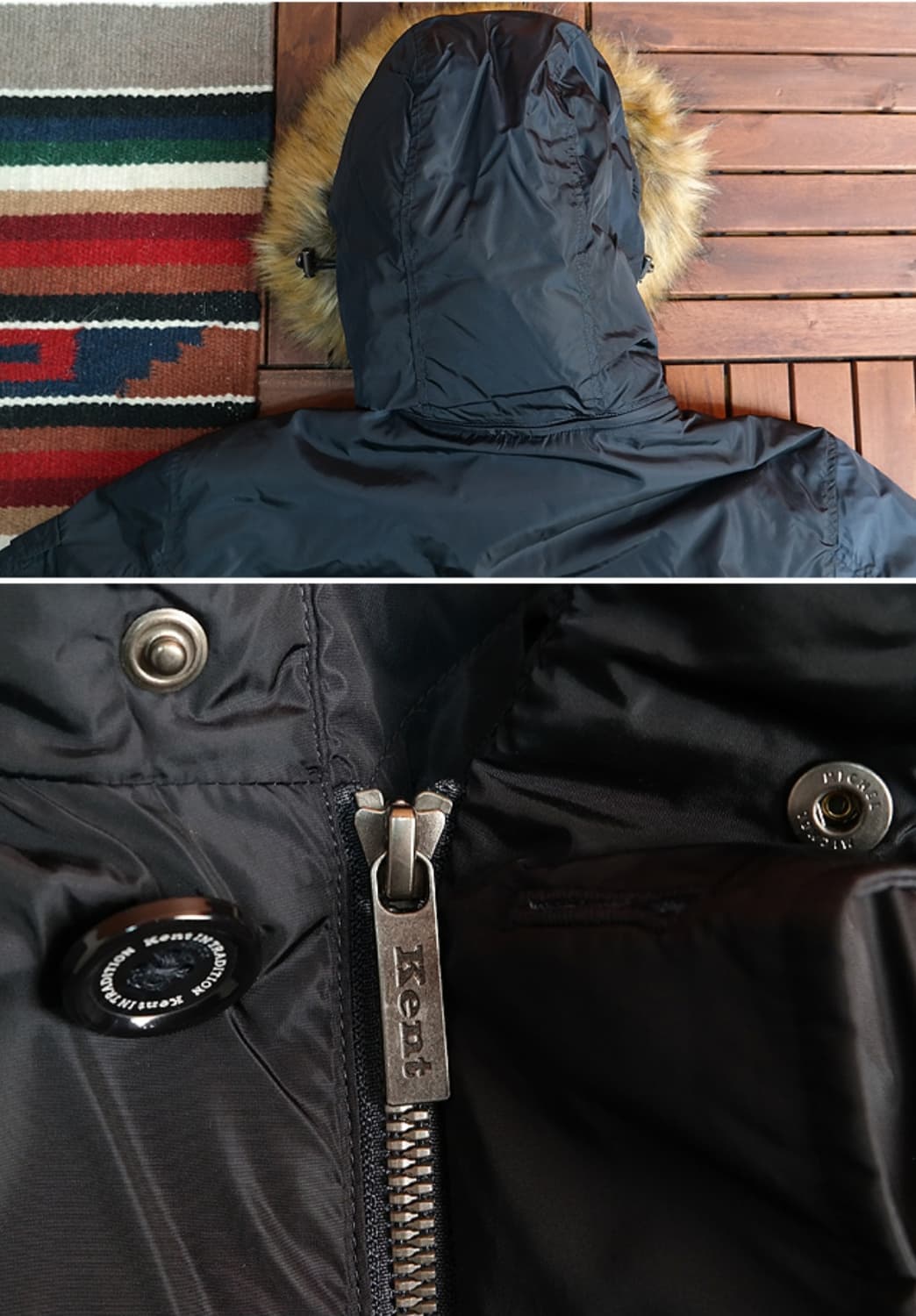 일본판 KENT IN TRADITION 후드 다운파카 상품이미지5