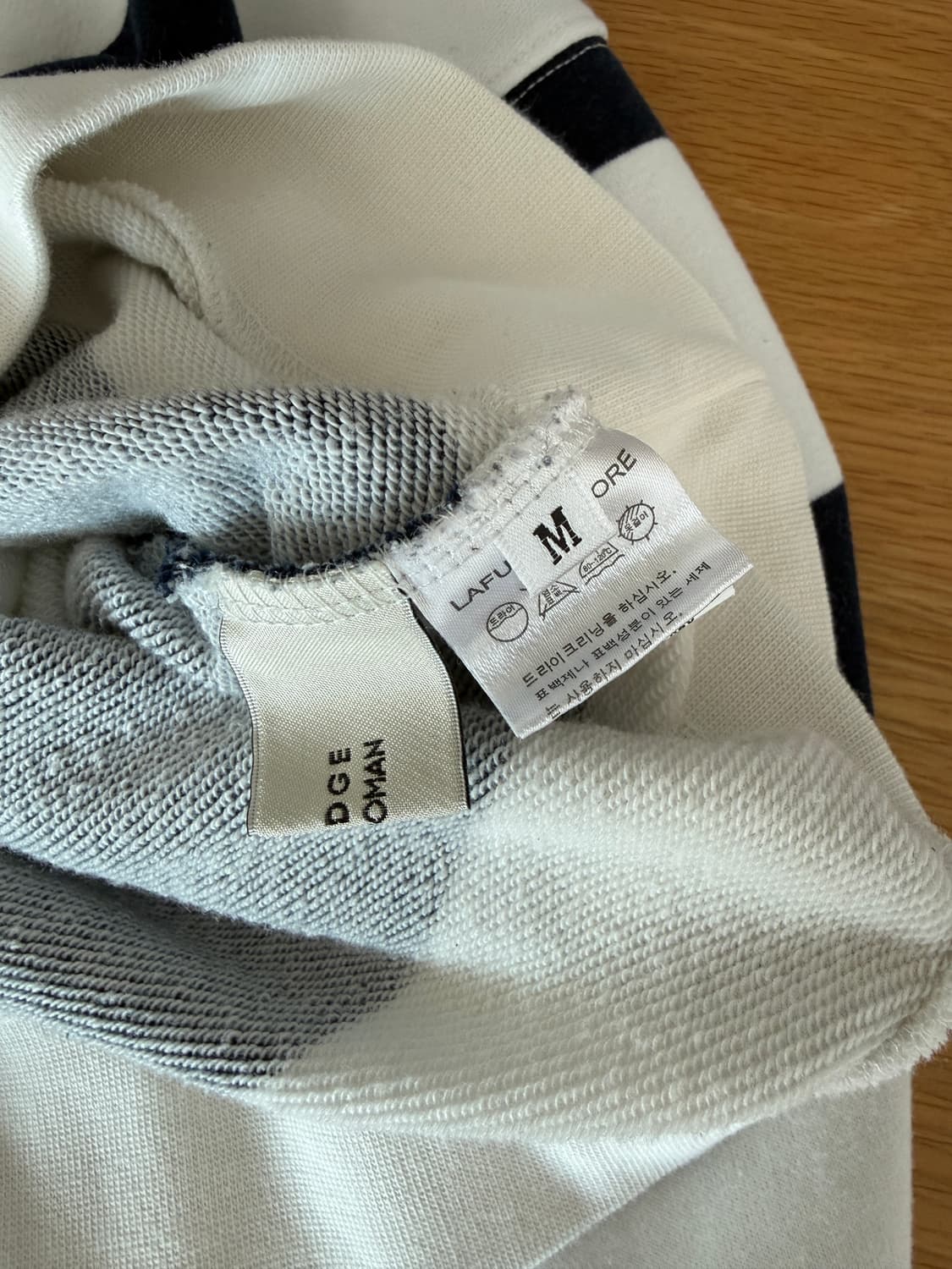 라퍼지 포 우먼(Lafudge for Woman) 크롭 카라 롱슬리브 상품이미지6