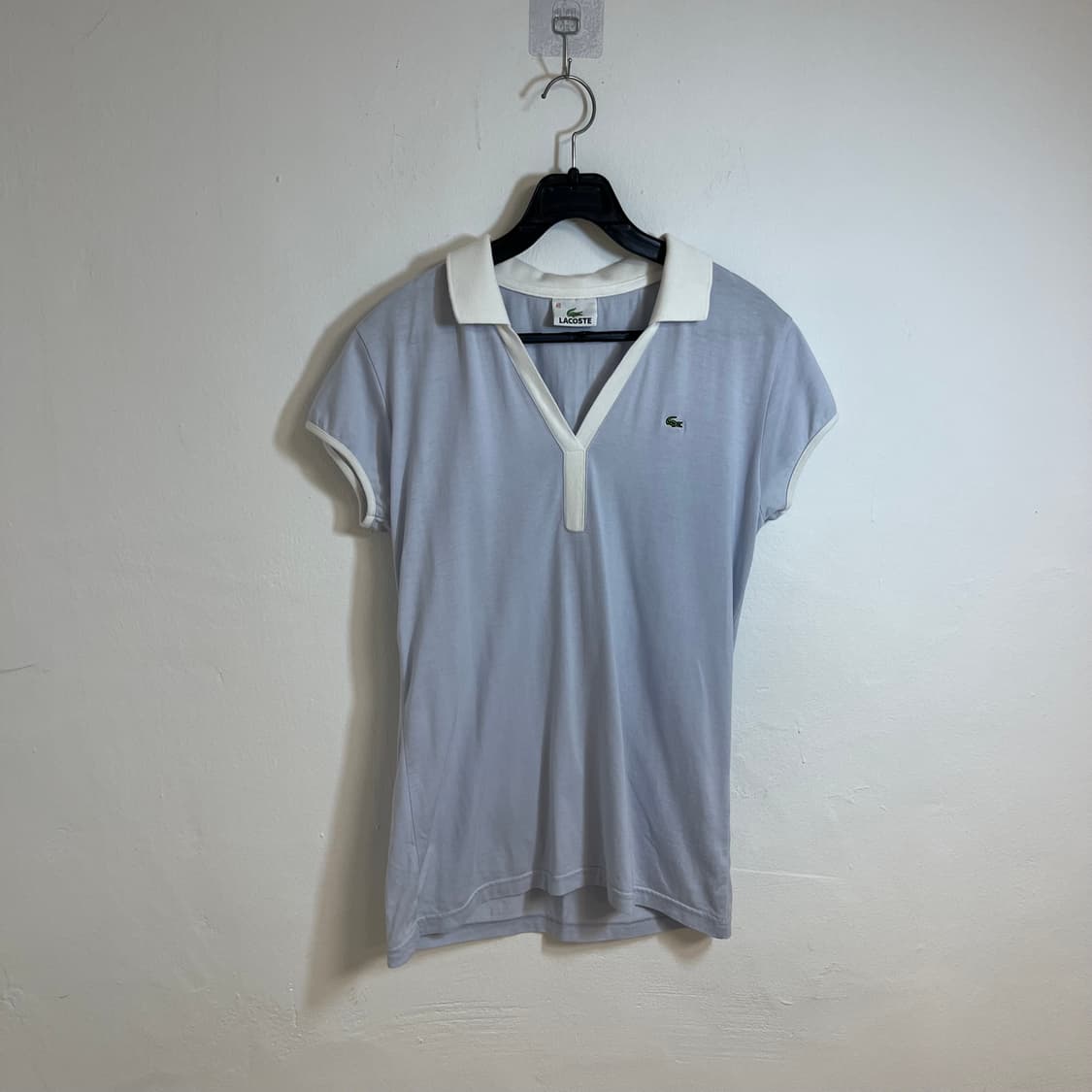Lacoste sky blue collar t-shirt 상품이미지4