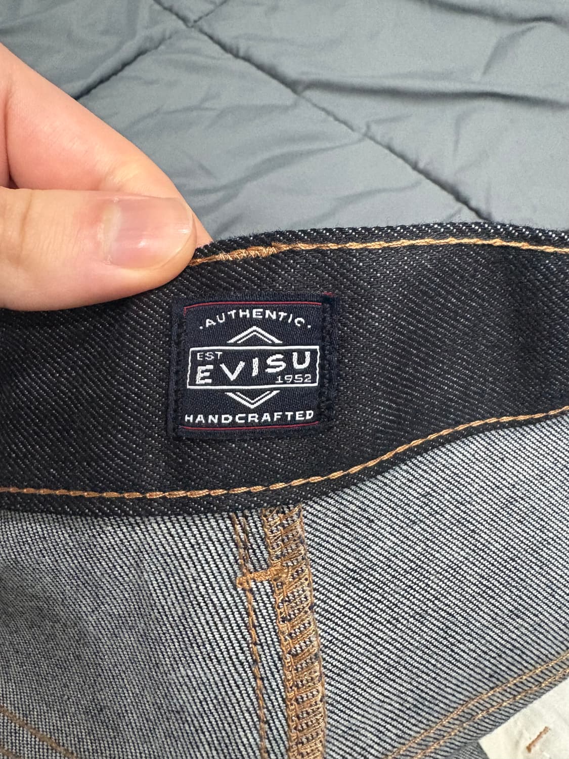 [34] 에비수 데님 프린팅 청바지 상품이미지7