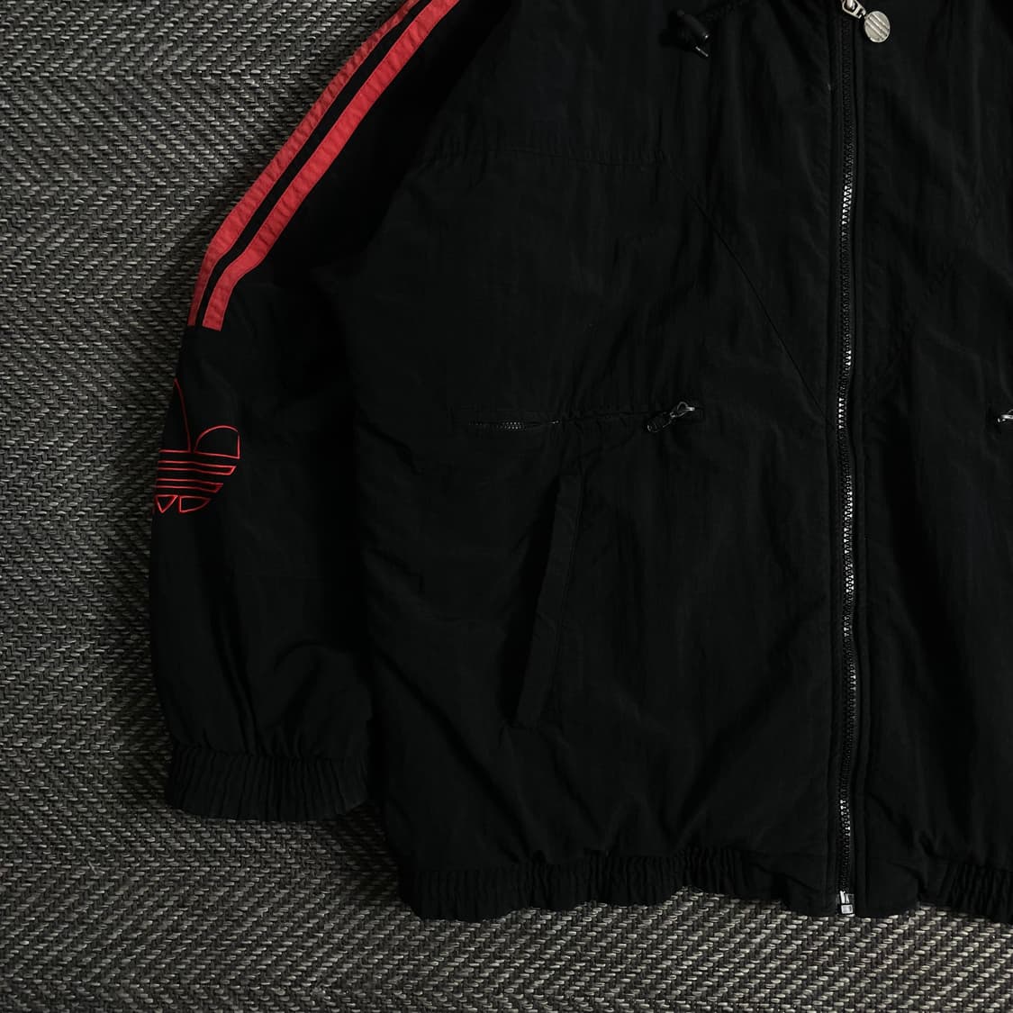 00s 아디다스 빅로고 올드스쿨 박시핏 점퍼 자켓y 3120 상품이미지4