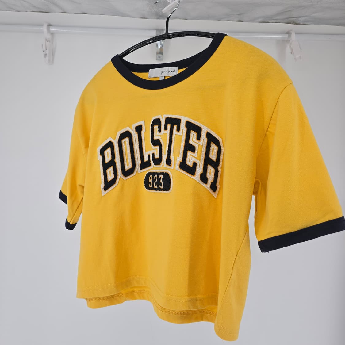 일본 빈티지 볼스터 반팔 티셔츠 옐로우 상품이미지9