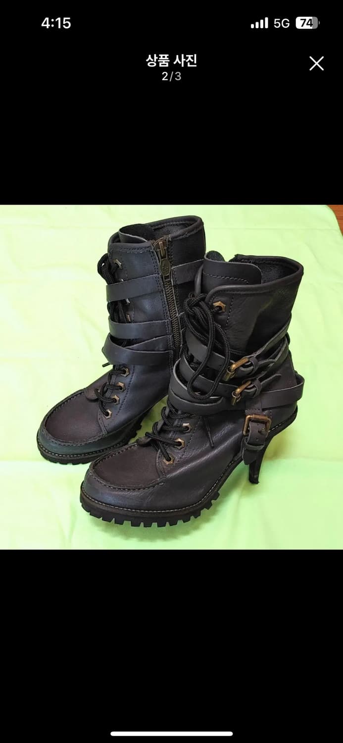 Vintage boots(grey)  240 상품이미지2