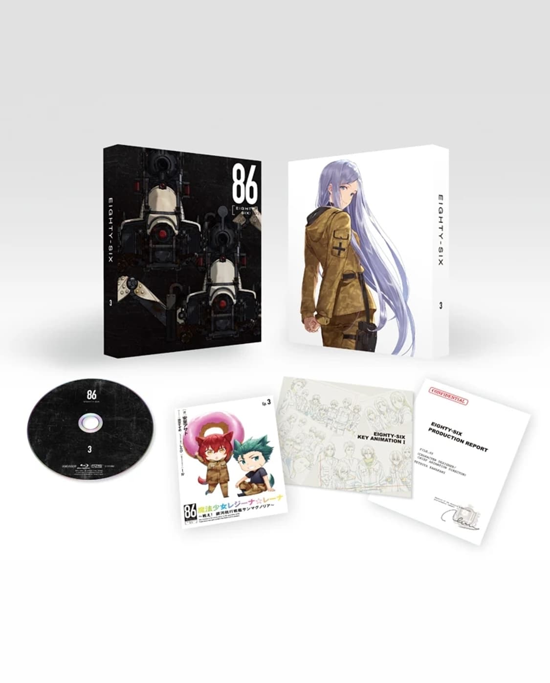 미개봉 특전소설 86 에이티식스 블루레이 bd blu ray 1권,3권 상품이미지6