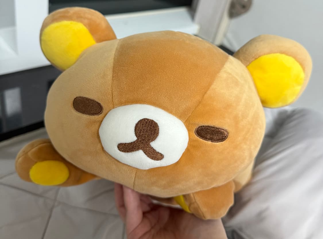 리락쿠마 모찌 오야스미 대형 40cm 인형 낮잠 산엑스 코리락쿠마 라잉 상품이미지1