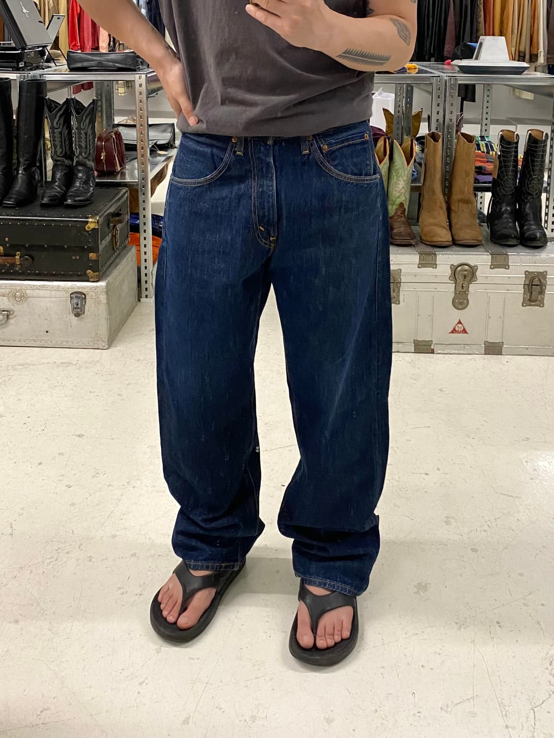 00's LEVI'S 569 denim pants 리바이스 루즈핏 데님 상품이미지1