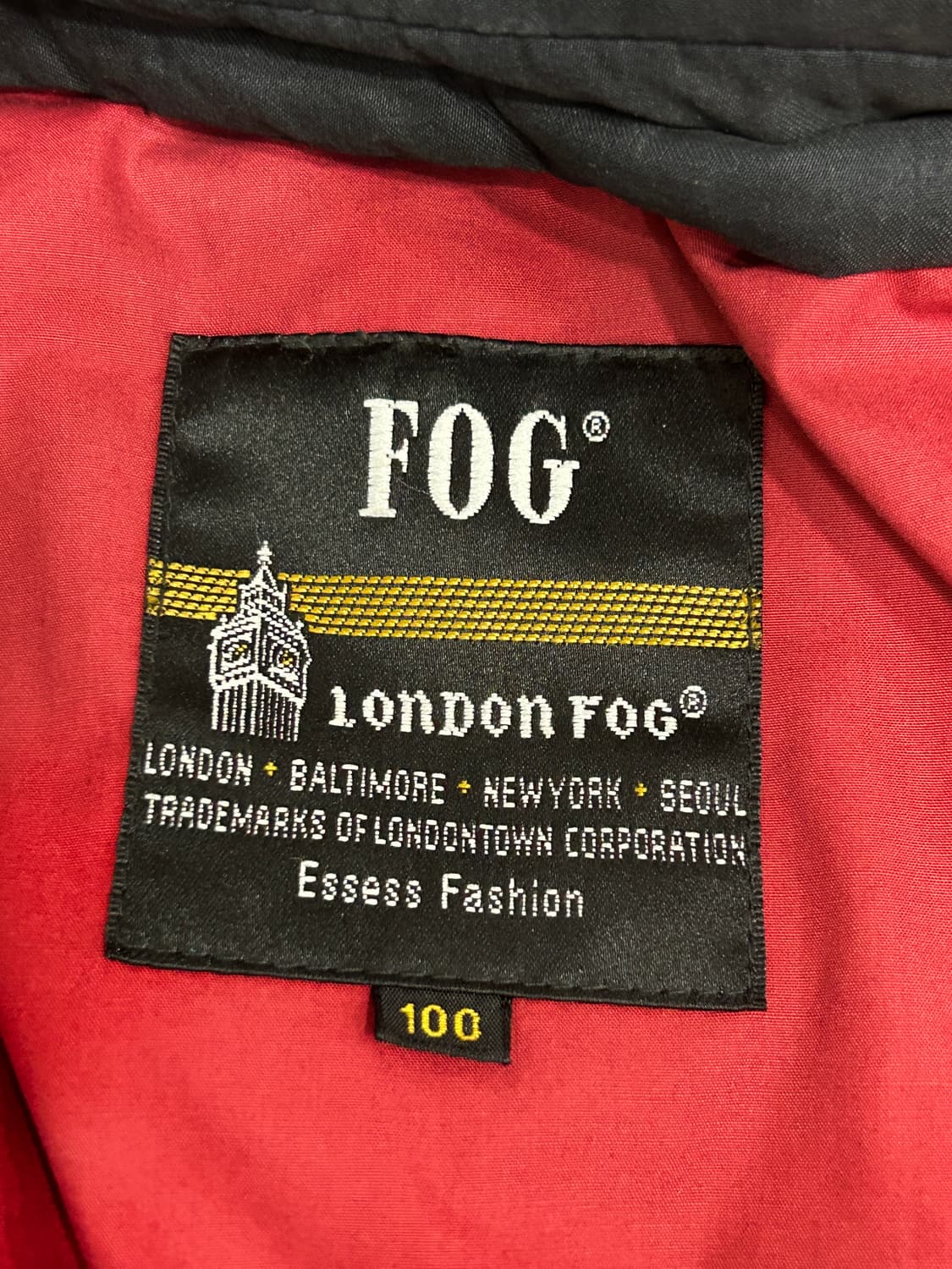 런던포그 FOG 안감 분리 야상 점퍼 100 상품이미지6