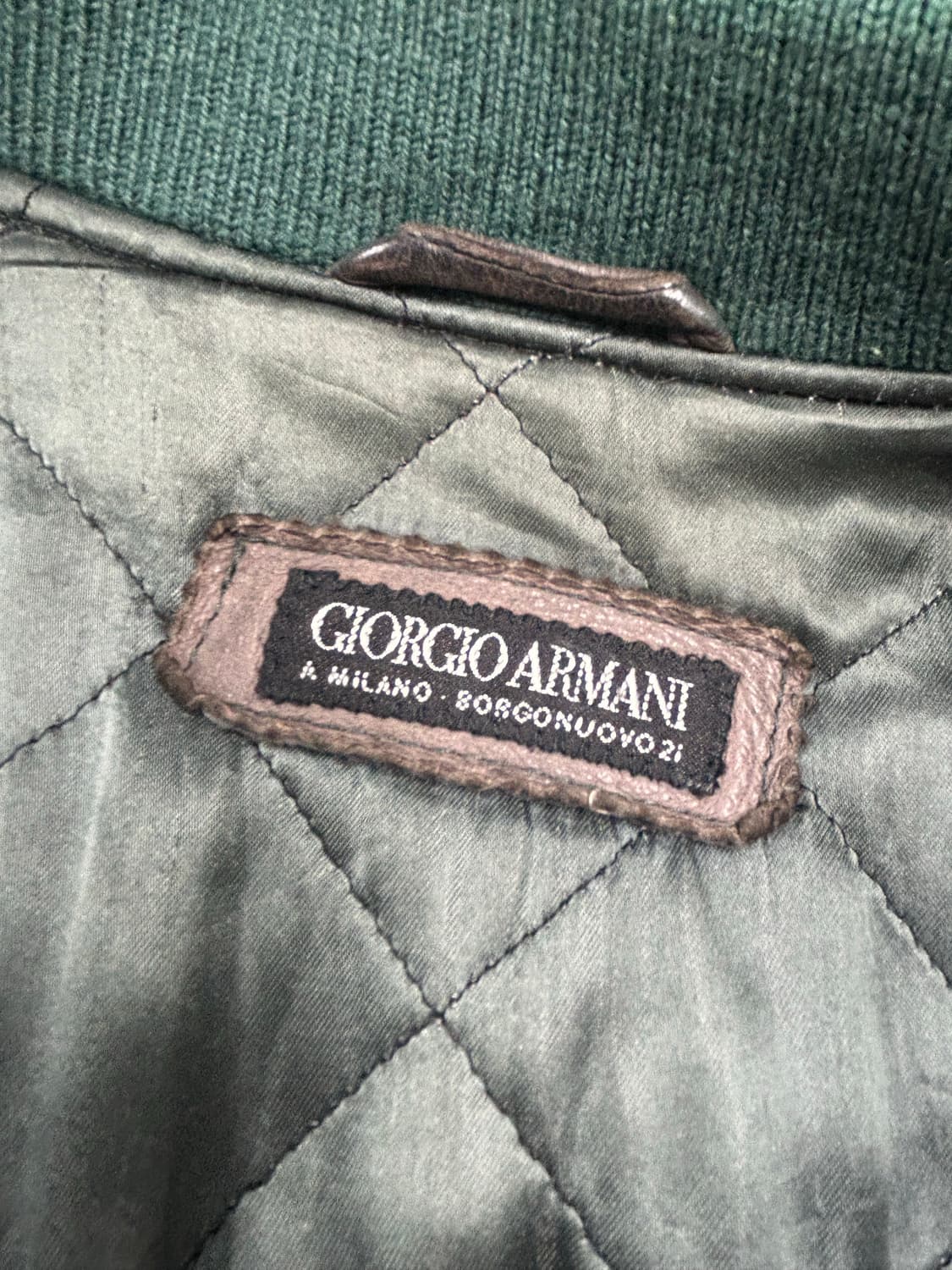 조르지오 아르마니 레더 블루종 상품이미지8