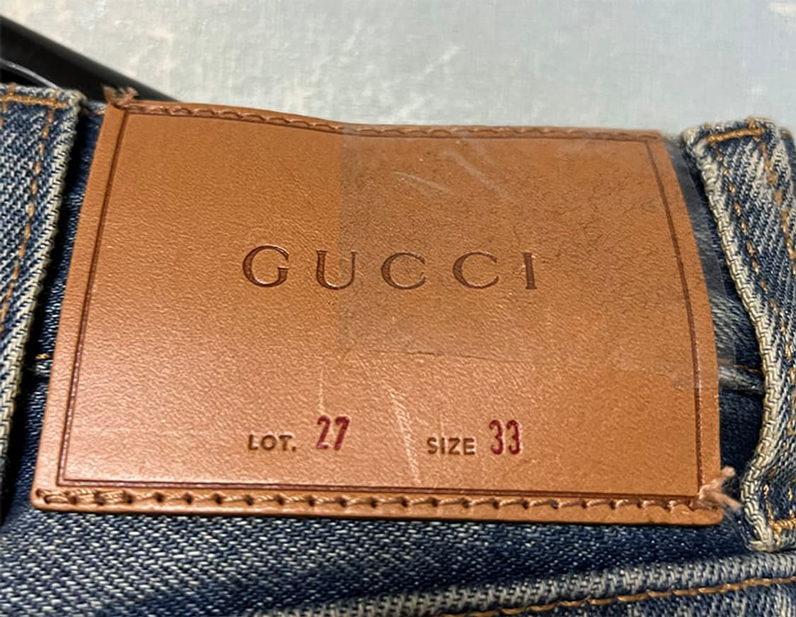 구찌 스테인펑크 더티워싱 춘추 매장정품 단추형 캐주얼 L 32 상품이미지3