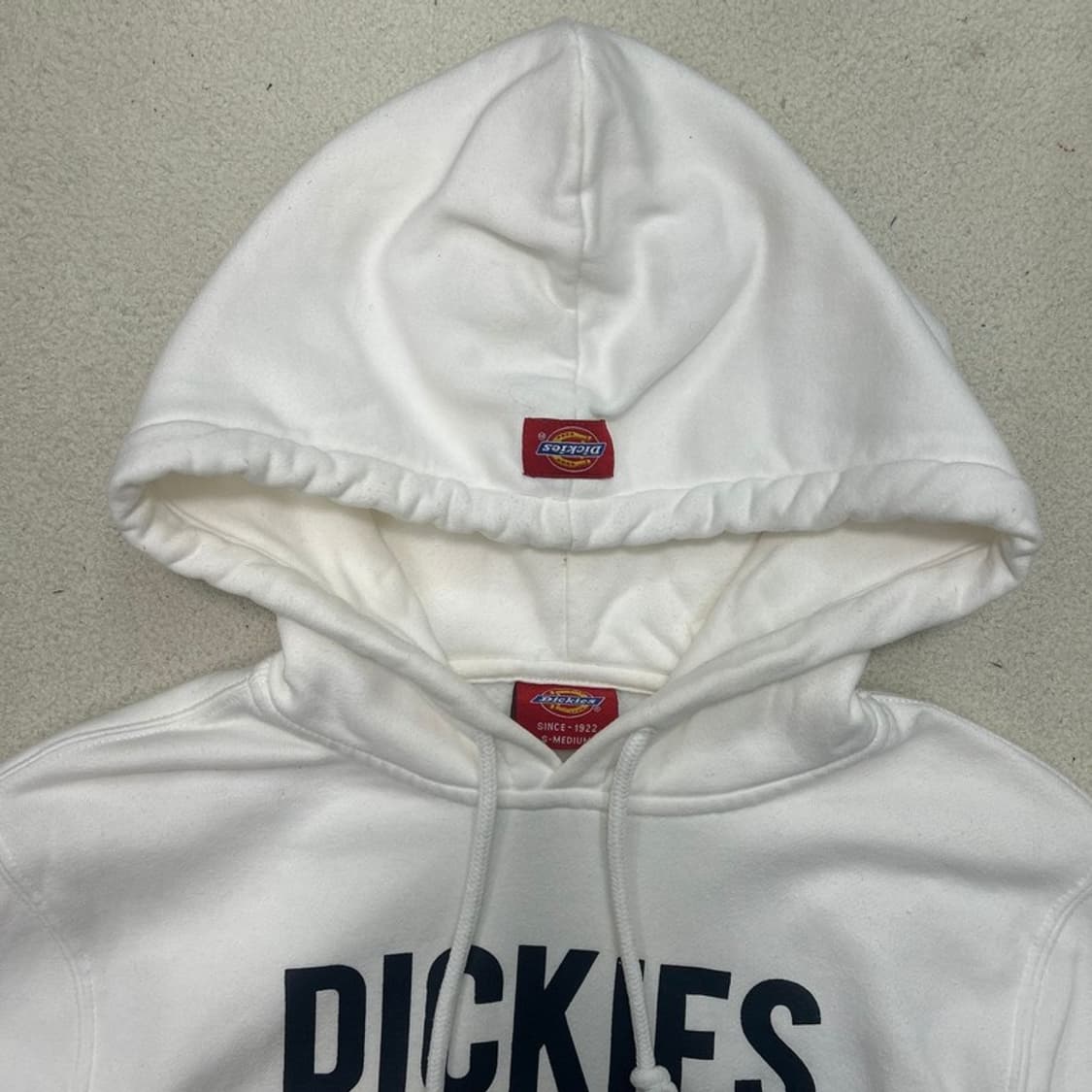 디키즈 레터링 후드티 화이트 M 상품이미지4