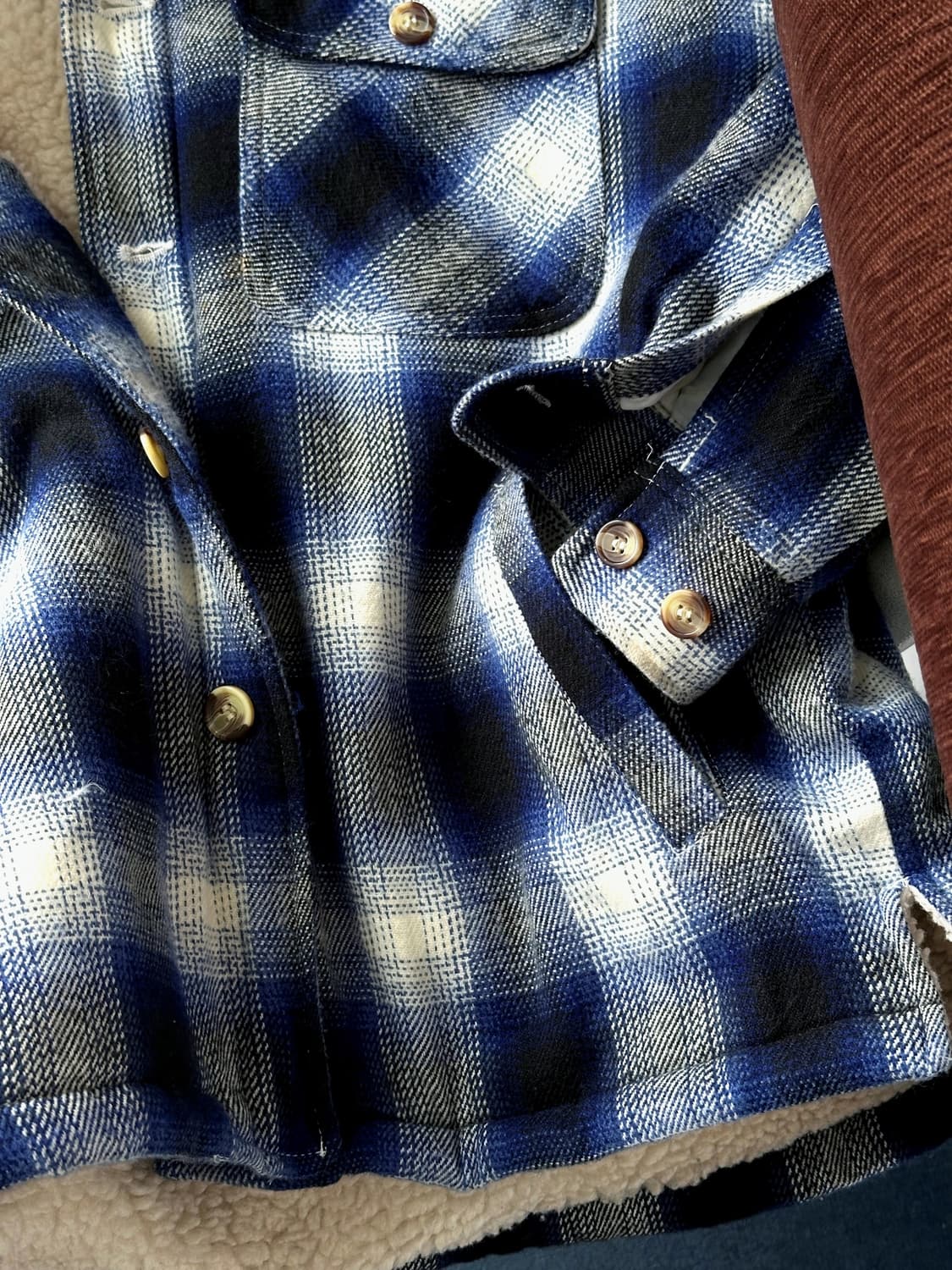 Fleece liner nel check jacket 상품이미지2