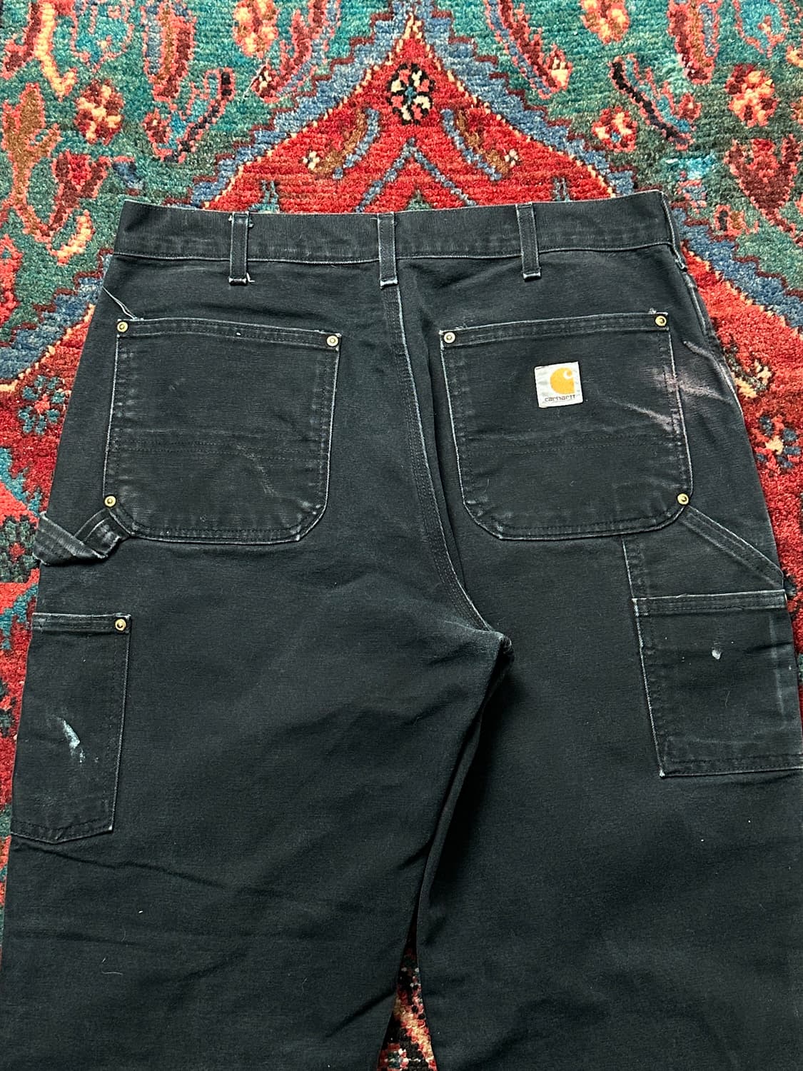 OG USA Made 칼하트 B01 더블니 블랙 칼하트 썩블니 상품이미지6