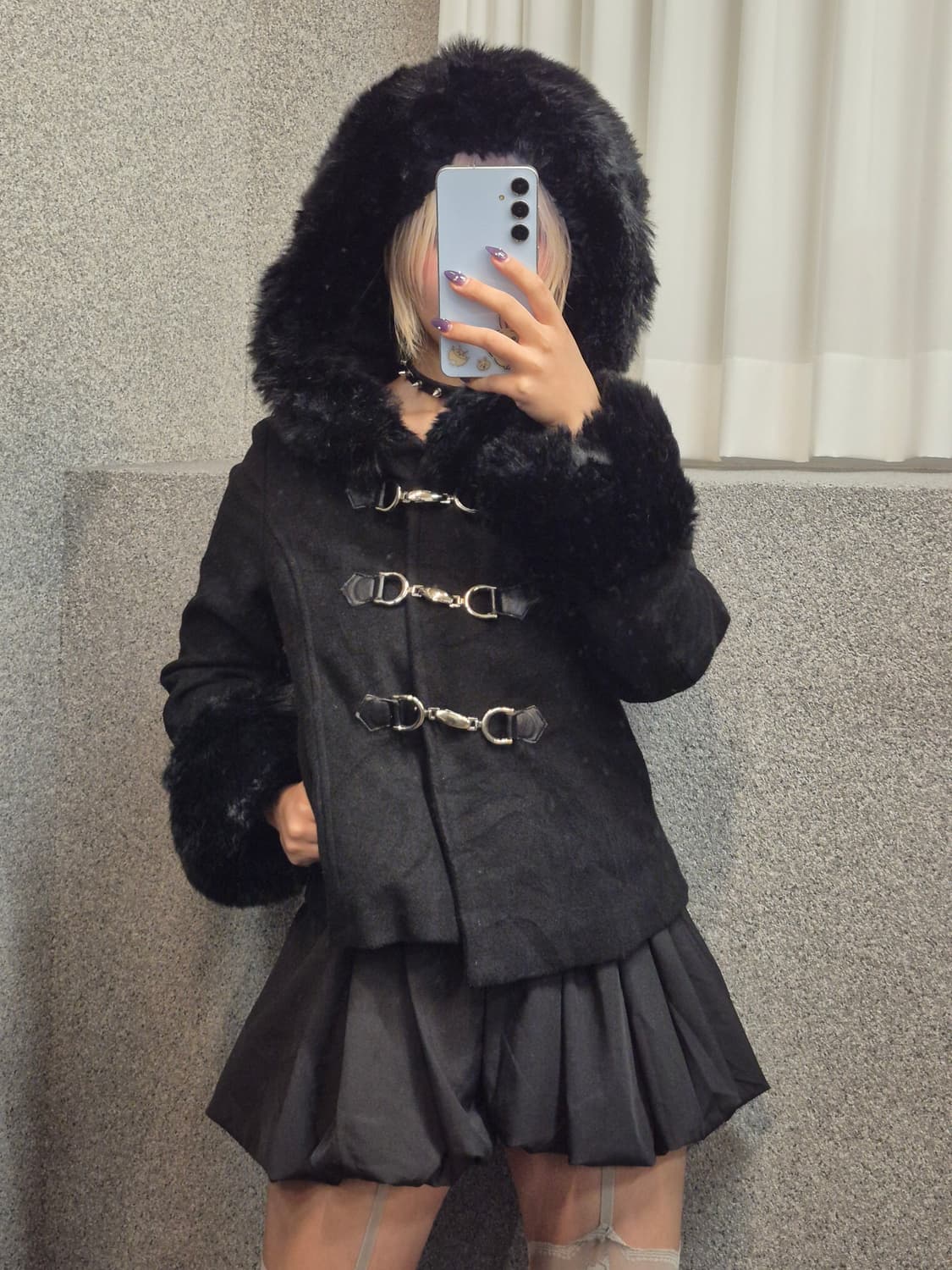 CECIL McBee fur short coat 상품이미지2